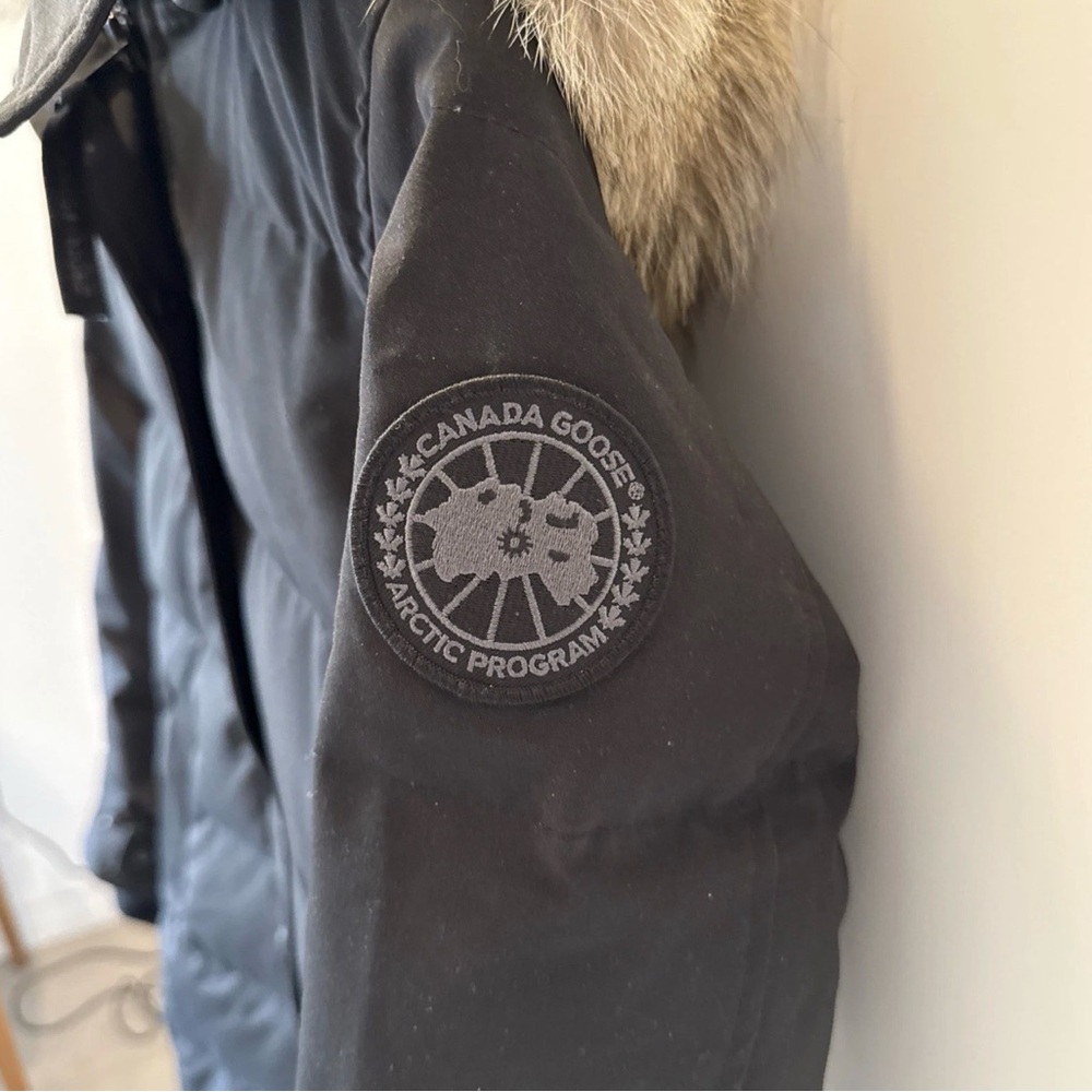 Canada Goose Black Shelburne Parka w Fur Trim (Discontinued) 3XL Black Label NEW - Picture 4 of 9
